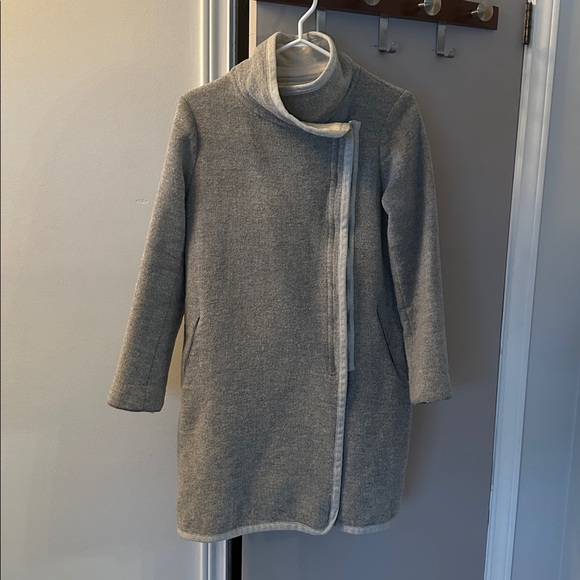 Babaton Light Gray Wool Jacket gently used - Picture 2 of 8